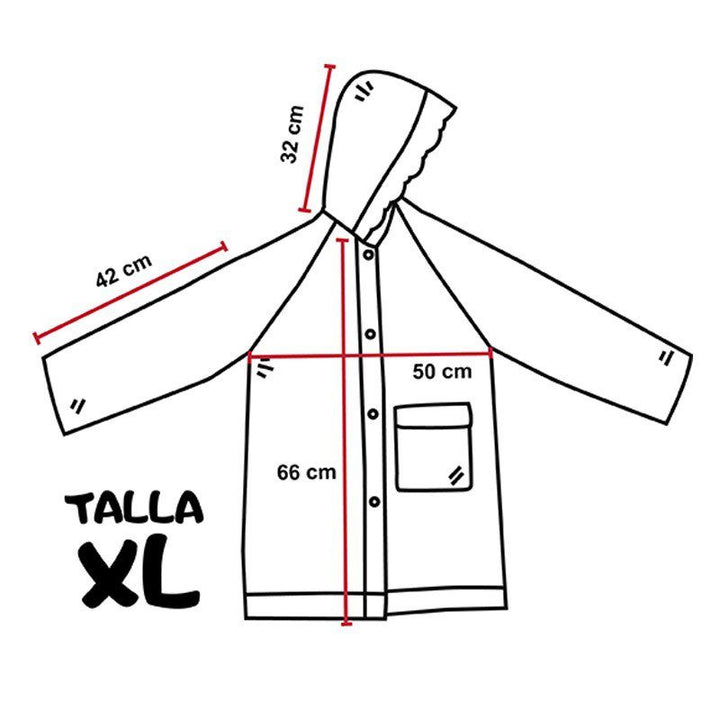 Combo Impermeables Niños Barbie + Sombrilla + Silbato + Estuche GRATIS!