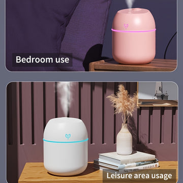 1pc Humidificador de Aire Silencioso USB para Aromaterapia, Humidificador para Coche y Hogar con 1pc (20pcs Filtros de Repuesto, Venta por Separado)