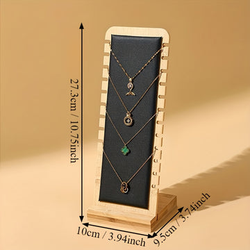 Elegante Soporte de Madera para Collares: Exhibe tu Colección de Joyas con Estilo, Premium Soporte de Madera para Pendientes: Eleva tu Presentación de Joyas, Elegante Bandeja de Madera para Pulseras: Mejora tu Exposición de Joyas