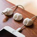 Organizador de Cables de Escritorio 1pc - Gestión Versátil de Cables para Carga, Datos y Auriculares - No Necesita Energía, Diseño Independiente, Organizador de Compartimentos para Escritorio y Almacenamiento en Casa