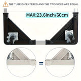 2 piezas/1 pieza Mover de electrodomésticos de acero inoxidable con 4 ruedas bloqueables - base extensible y ajustable para el transporte fácil de aparatos grandes como refrigeradores/lavadoras