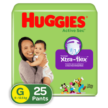 PANTS HUGGIES 25U G 3 ACTIVESEC