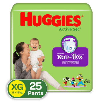 PANAL HUGGIES ACTIVESEC 25U ETAPA 4/ XG