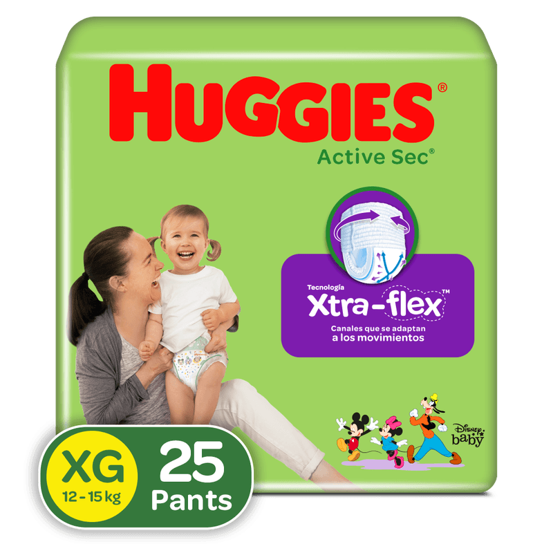 PANAL HUGGIES ACTIVESEC 25U ETAPA 4/ XG