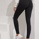Pantalones ajustados para mujer con cinta lateral de gran elasticidad para la primavera y el verano