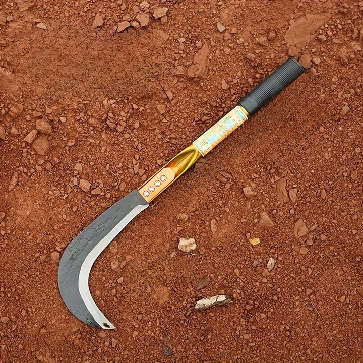 Tijeras de jardín de acero de manganeso de alta resistencia con una sola hoja - Hojas afiladas duraderas y de larga duración para césped, jardinería, agricultura y paisajismo - Mango ergonómico con diseño de dragón para una corte eficiente y mantenimient