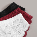 Set de bragas con encaje floral 3 paquetes