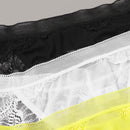 Set de bragas finas con encaje floral 3 paquetes