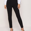 Prive leggings deportivos informales, sin costuras, de cintura alta, con parches brillantes, para mujeres para hacer ejercicio y estar en forma