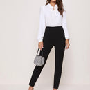 Prive Pantalones ajustados cortos panel con lentejuelas