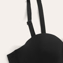 Sujetador demi con tira ajustable unicolor