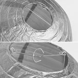 Lámpara Farol de Papel Plegable Faroles Colgantes Plateado / Dorado RF L12D