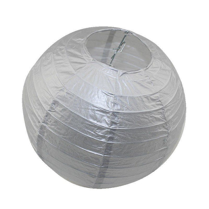 Lámpara Farol de Papel Plegable Faroles Colgantes Plateado / Dorado RF L12D