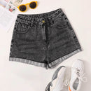 EZwear Shorts mezclilla bajo de doblez