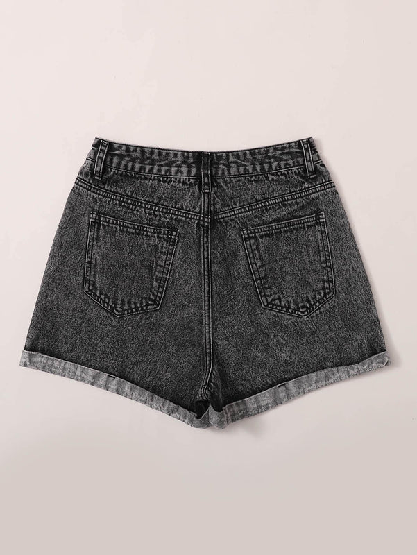 EZwear Shorts mezclilla bajo de doblez