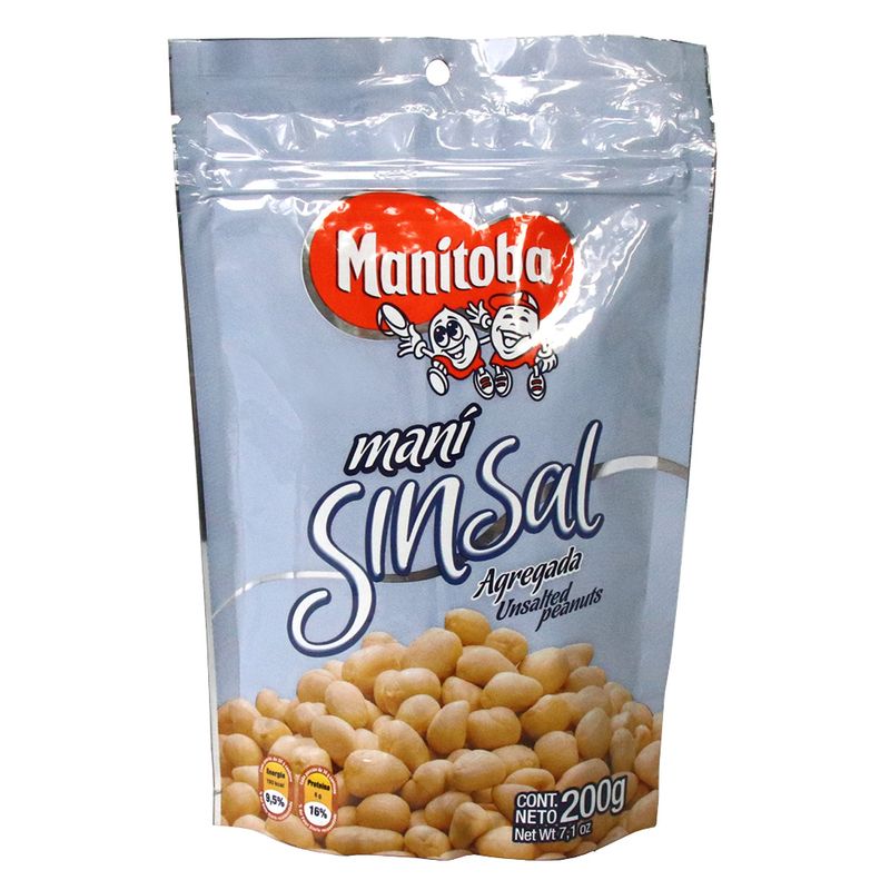 MANI MANITOBA 200G SIN SAL