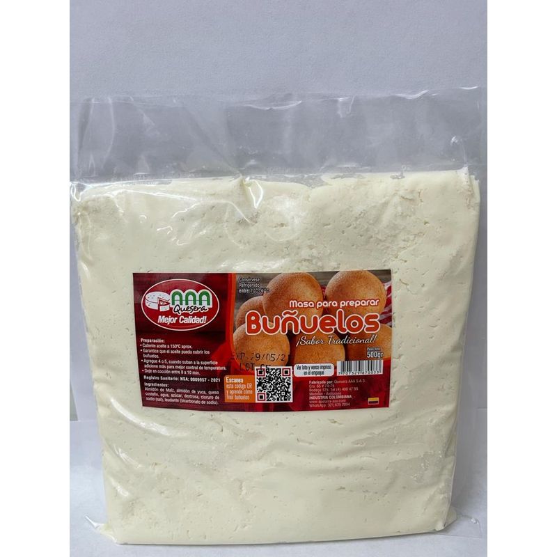 MASA AAA 500G BUNUELO Y WAFFLES