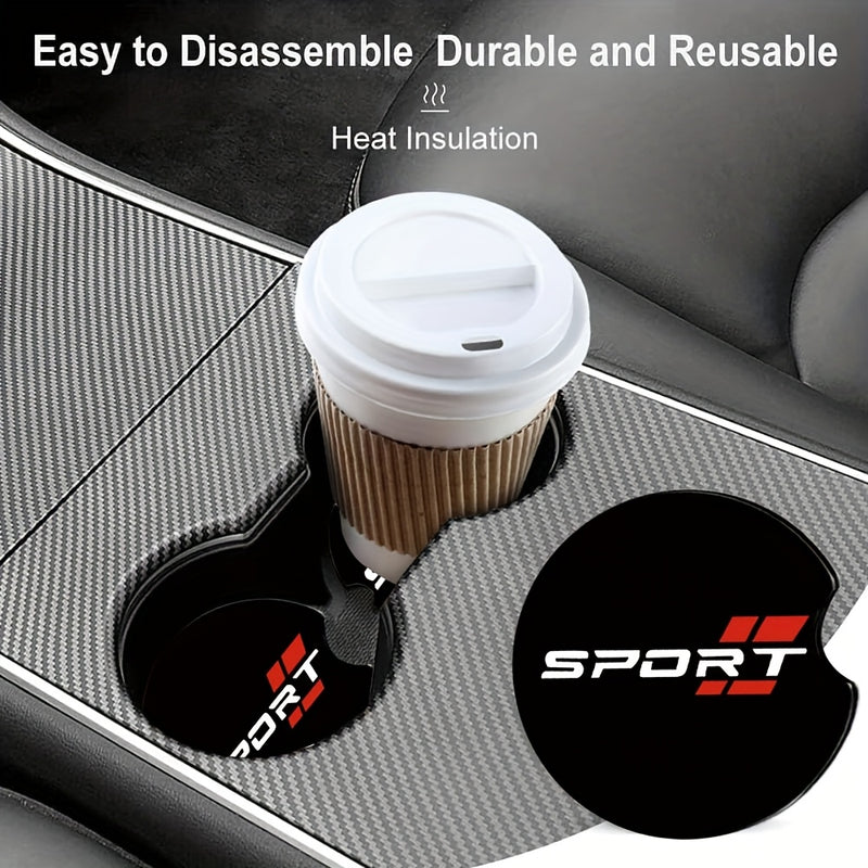 Juego de 4/6 Luces LED Ultrabrillantes para Puertas de Auto con Diseño de Rayas Deportivas y Posavasos con Diseño de Rayas Deportivas, Accesorios para Autos, Decoración Navideña para Vehículos, Adecuado para Todos los Vehículos, SIN PILA