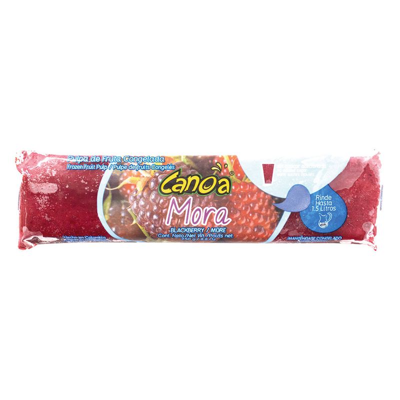 PULPA CONG CANOA 250G MORA