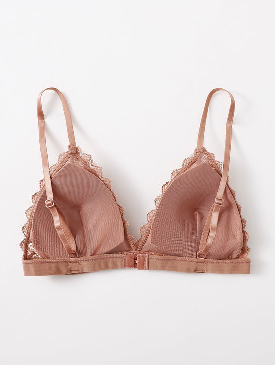 Lenceria De Encaje De Vieira, Bralette De Triangulo