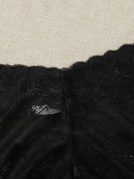 3 piezas set de bragas con encaje floral