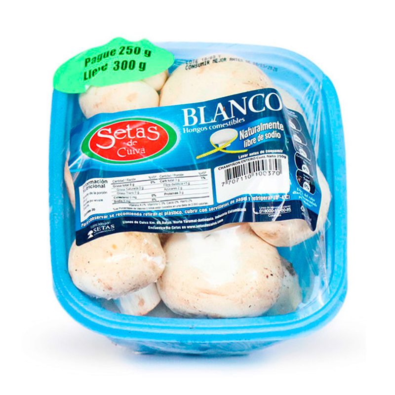 CHAMPINON SETAS DE CUIVA 250G ENTERO