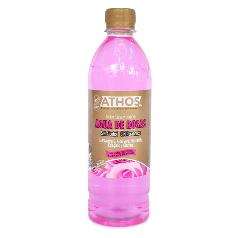 AGUA DE ROSAS ATHOS 500ML