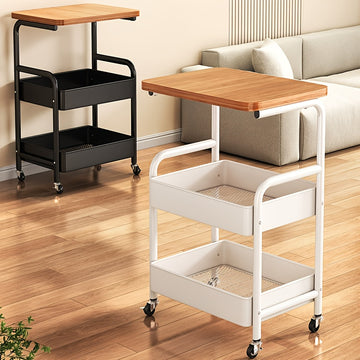 Carro de Almacenamiento para Cocina en Acero al Carbono Duradero y de Larga Vida Útil, Ideal para Restaurantes