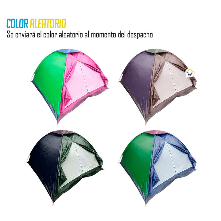 Carpa Camping Armable Semi Impermeable 4 Personas NOA1145