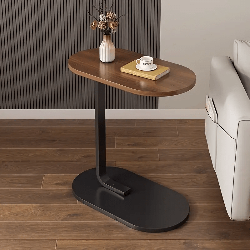[2 Colores Disponibles] Mesa Pequeña En Forma De C De Estilo Moderno Y Sencillo | Diseño De Estilo Nórdico, Versátil Para Todos Los Estilos De Hogar, Lujo Ligero Y Alta Apariencia, Estable Y Duradera!
