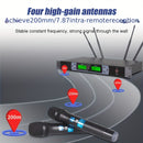 Conjunto de Sistema de Micrófono Dinámico Inalámbrico para Karaoke en Casa con Micrófono Profesional UHF XLR NXG, Utilizado para Discurso y Sonido en Bodas e Iglesias