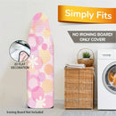 Fundas para Tabla de Planchar Resistentes con Superficie Antideslizante - Protector de Tamaño Completo, Lavable a Máquina, Apta para Mesas de Planchar Estándar (Tabla No Incluida) - Decoración para Lavandería en Rosa/Beige/Gris/Azul/Rojo//Blanco - Acceso