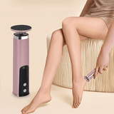 Lijadora eléctrica ajustable de 6 velocidades con 20 almohadillas de repuesto - Herramienta de cuidado de pies recargable por USB, diseño rosa y negro, batería - Regalo ideal para el autocuidado, herramienta de cuidado de pies | Cuidado de pies moderno |