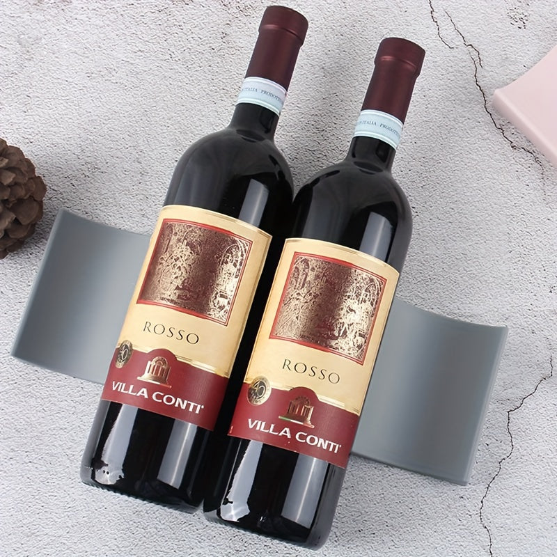 Juego de 2 piezas de estante de almacenamiento para latas de vino tinto de 11.5 pulgadas, estante de almacenamiento de vino, adecuado para comedores, salas de estar, escaparates, cocinas, etc