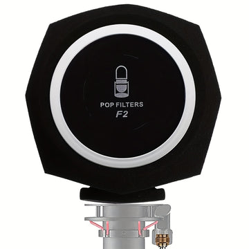 Protector de Salpicaduras para Micrófono F2, Cubierta Antiviento para Estudio de Grabación, Espuma Absorbente de Sonido para Micrófono, Bola de Espuma Insonorizante, Cubierta Antiviento de Micrófono con Esponja de Reducción de Ruido, G-MARK