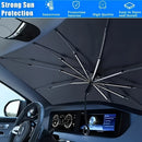 Parasol Plegable para Parabrisas de Automóvil, Protector Solar Anti-UV y Anticalor con Cubierta para Ventana Delantera