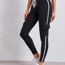EZwear Joggers con bolsillo lateral de cintura con nudo