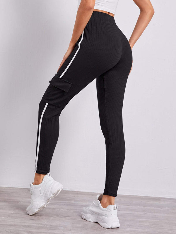 EZwear Joggers con bolsillo lateral de cintura con nudo