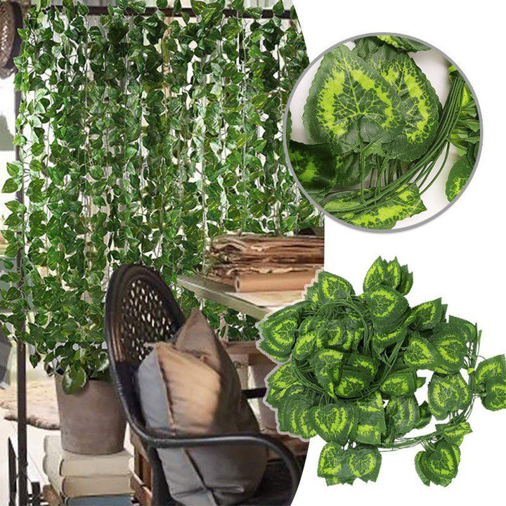 Enredadera Decorativa Larga X12 Follaje Artificial Decoración Hogar Jardín RF 410