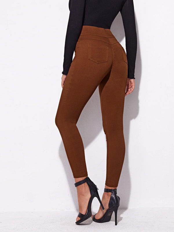 Essnce Jeggings ajustados con estiramiento alto de cintura alta