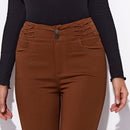 Essnce Jeggings ajustados con estiramiento alto de cintura alta