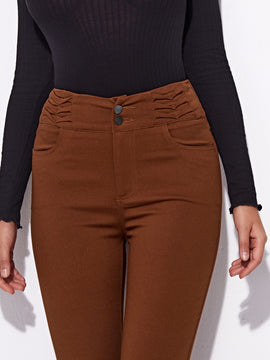Essnce Jeggings ajustados con estiramiento alto de cintura alta