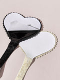 2 piezas Conjunto tanga de cuerda C en forma de corazon con encaje