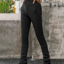 Glamaker Pantalones con bolsillo oblicuo de cintura con cordon