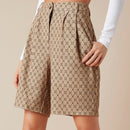 Essnce Shorts fruncido con cremallera