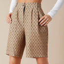 Essnce Shorts fruncido con cremallera