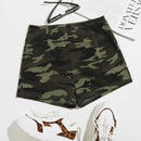 EZwear Shorts con estampado de camuflaje