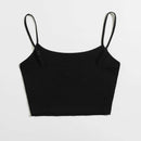 EZwear Top de tirantes corto de canale