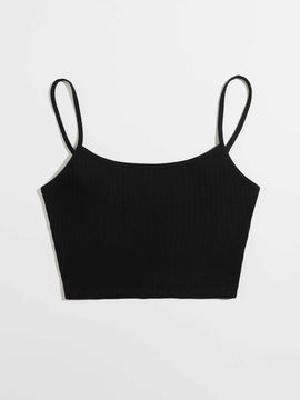 EZwear Top de tirantes corto de canale