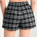 Shorts Bolsillo A cuadros Casual